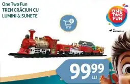 Auchan One Two Fun Tren crăciun cu lumini & sunete Ofertă