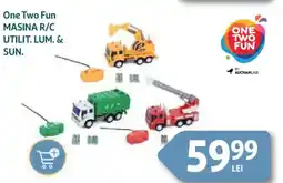 Auchan One Two Fun Masina r/c utilit. lum. & sun. Ofertă