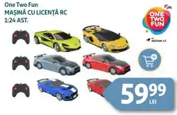 Auchan One Two Fun Maşină cu licență rc 1:24 ast. Ofertă