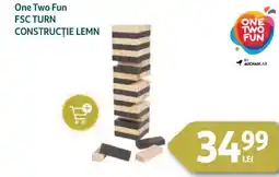 Auchan One Two Fun Fsc turn construcție lemn Ofertă