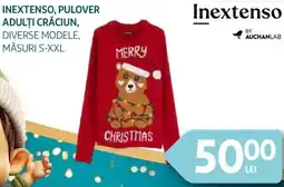 Auchan Inextenso, pulover adulţi crăciun Ofertă