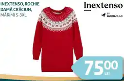 Auchan Inextenso, rochie damă crăciun Ofertă