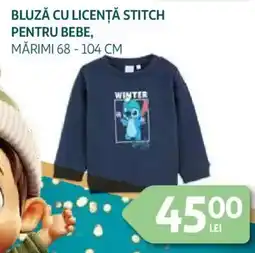 Auchan Bluză cu licenţă stitch pentru bebe Ofertă