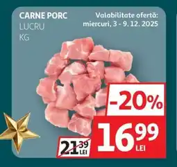 Auchan Carne porc Ofertă