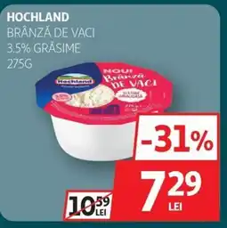 Auchan Hochland Brânză de vaci 3.5% grăsime Ofertă