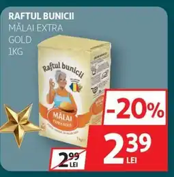 Auchan Raftul Bunicii Mălai extra gold Ofertă