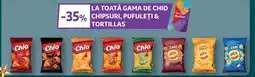 Auchan La toată gama de Chio chipsuri, pufuleți & tortillas Ofertă