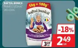 Auchan Raftul Bunicii Făină cozonac Ofertă