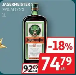 Auchan Jagermeister 35% alcool Ofertă