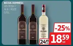 Auchan BECIUL DOMNESC Vin roșu / alb / roze Ofertă