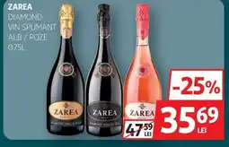 Auchan ZAREA Diamond vin spumant alb / roze Ofertă
