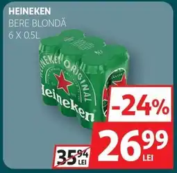 Auchan Heineken Bere blondă Ofertă