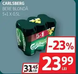 Auchan Carlsberg Bere blondă Ofertă