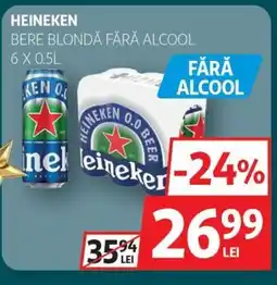 Auchan Heineken Bere blondă fără alcool Ofertă