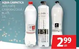 Auchan Aqua Carpatica apå forte carbogazoasă / plată Ofertă