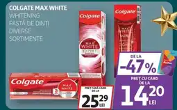 Auchan Colgate Max white whitening pastă de dinţi Ofertă