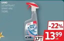 Auchan Sano Detartrant spray 4in1 Ofertă