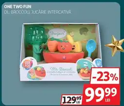 Auchan One Two Fun Dl. broccoli, jucărie intercativă Ofertă
