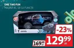 Auchan One Two Fun Mașină rc, 1:8 cu funcţii Ofertă