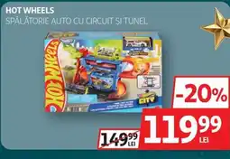 Auchan Hot Wheels spălătorie auto cu circuit și tunel Ofertă