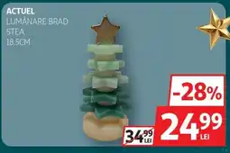 Auchan Actuel lumânare brad stea Ofertă