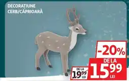 Auchan Decorațiune cerb/caprioară Ofertă