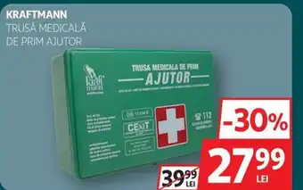 Auchan Kraftmann Trusă medicală de prim ajutor Ofertă