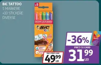 Auchan BIC Tattoo Ofertă