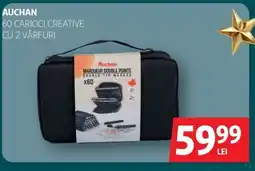 Auchan Auchan 60 carioci creative cu 2 vârfuri Ofertă