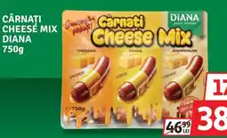 Auchan DIANA Cârnati cheese mix Ofertă