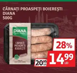 Auchan DIANA Cârnaţi proaspeţi boierești Ofertă