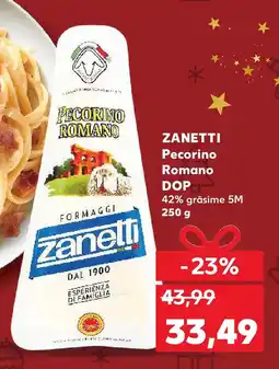 Kaufland ZANETTI Pecorino Romano DOP Ofertă