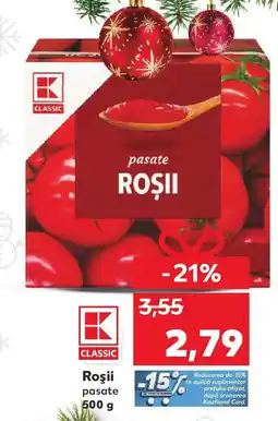 Kaufland Roşii pasate Ofertă