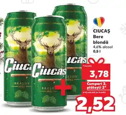 Kaufland CIUCAŞ Bere blondă Ofertă