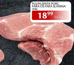 Unicarm Pulpa,spata porc fara os fara slanina vrac Ofertă