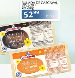 Unicarm Unicarm Rulada de cascaval div.sort Ofertă
