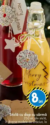 TEDI Sticlă cu dop cu sârmă 250 ml Ofertă