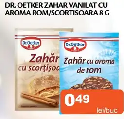 Unicarm Dr. oetker zahar vanilat cu aroma rom/scortisoara Ofertă