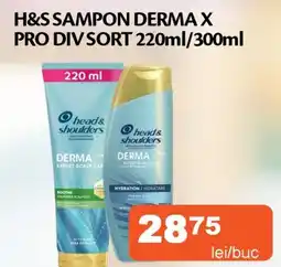 Unicarm H&s sampon derma x pro Ofertă