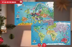 Kaufland KIDLAND Hartă magnetică Europa/a lumii lemn Ofertă