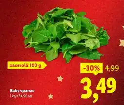 Lidl Baby spanac Ofertă