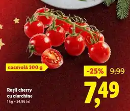 Lidl Roșii cherry cu ciorchine Ofertă