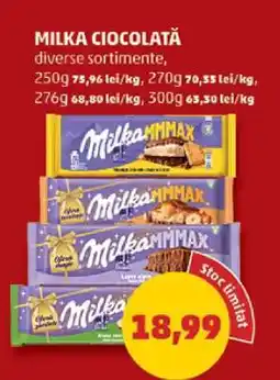 Penny MILKA CIOCOLATĂ Ofertă