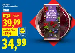 Lidl Chef Select Tort cu fructe de pădure Ofertă