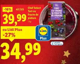 Lidl Chef Select Tort cu fructe de pădure Ofertă