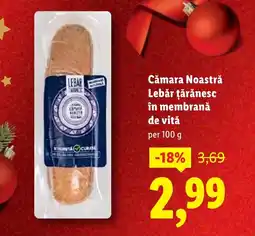 Lidl Cămara Noastră Lebǎr ţărănesc în membranǎ de vită Ofertă