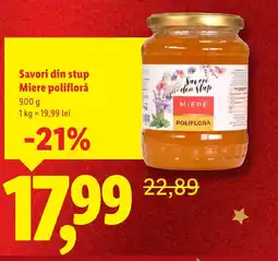 Lidl Savori din stup Miere poliflorǎ Ofertă