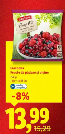 Lidl Freshona Fructe de pădure și vișine Ofertă