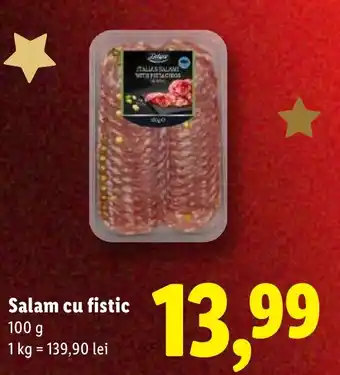 Lidl Salam cu fistic Ofertă