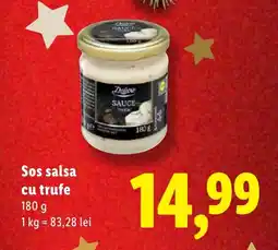 Lidl Deluxe Sos salsa cu trufe Ofertă